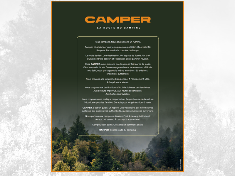 Manifeste CAMPER - Magazine Camper