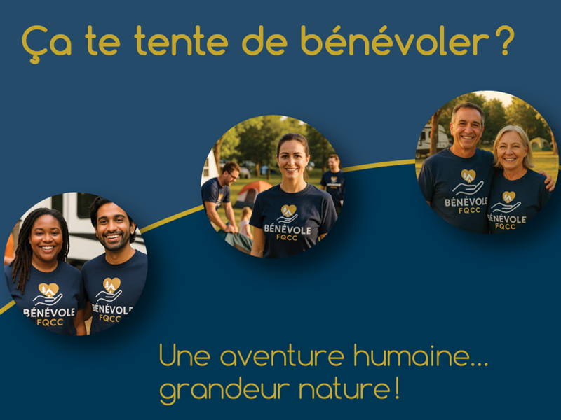 Campagne de recrutement de bénévoles - Magazine Camping Caravaning
