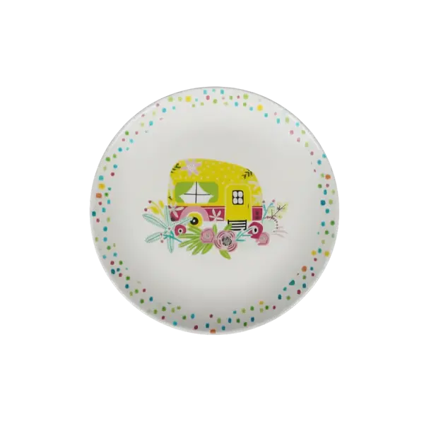 Ensemble de 4 petites assiettes (7'') - Collection Un air d'été - FQCC