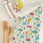 Ensemble de 2 linges à vaisselle microfibre - collection Un air d'été - FQCC