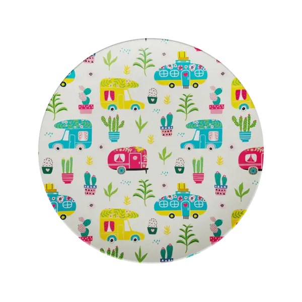 Ensemble de 4 grandes assiettes 10'' - Collection Un air d'été - FQCC