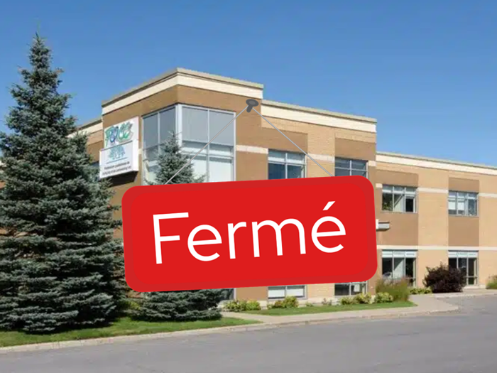 Bureau fermé