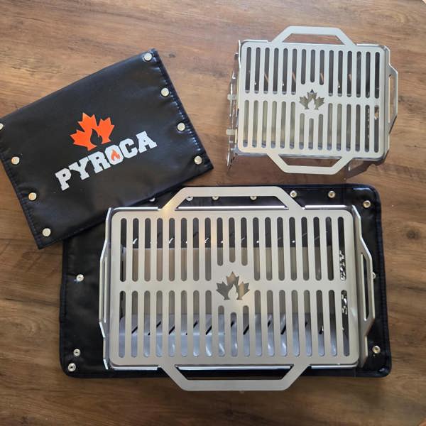 Le barbecue Nomade Inox et sa housse de transport 2 en 1 - FQCC