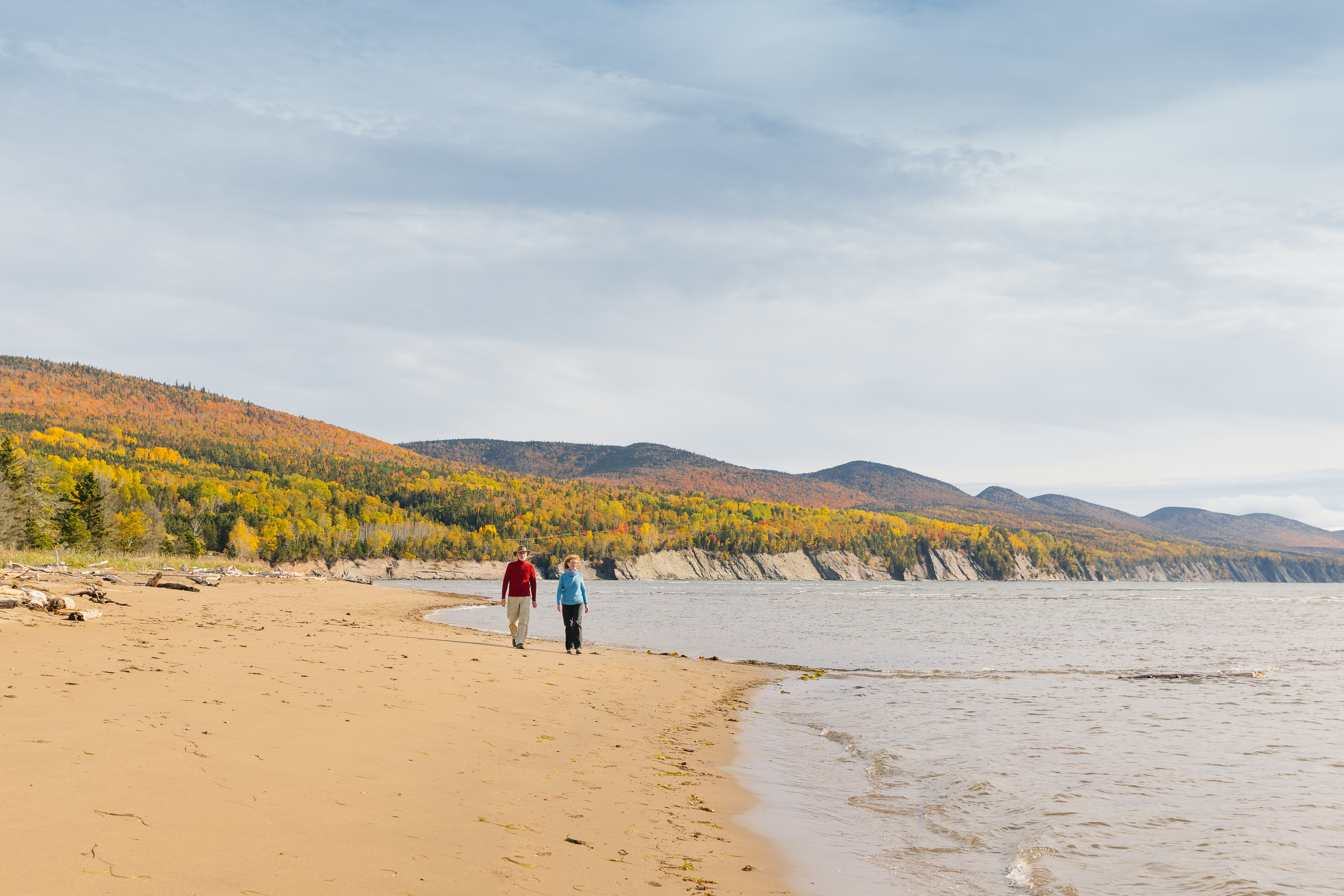 La plage de Penouille est prisée pour ses eaux peu profondes. - Camping Caravaning