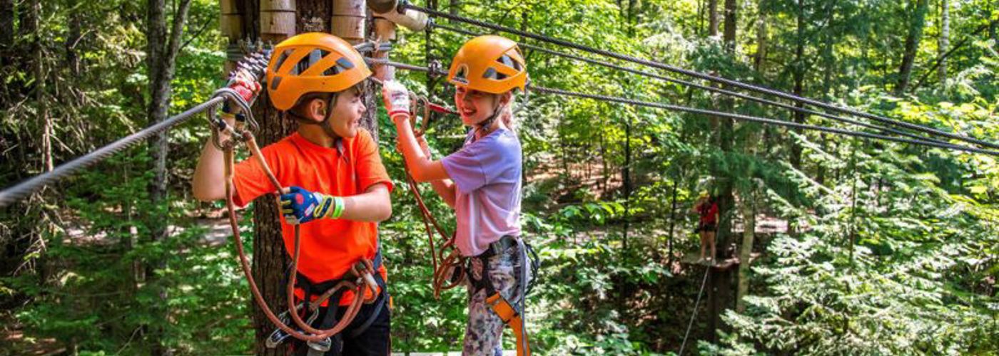 Du camping aérien au parc Arbraska Laflèche - FQCC Du camping aérien au parc Arbraska Laflèche - FQCC