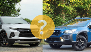 Quoi choisir entre un Subaru Outback Wilderness 2023 et un Chevrolet Blazer V6 2023?