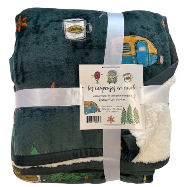 Couverture en peluche Sherpa - FQCC Couverture en peluche Sherpa - FQCC