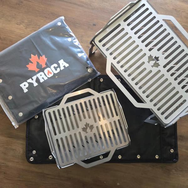 Le barbecue Nomade Inox et sa housse de transport 2 en 1 - FQCC