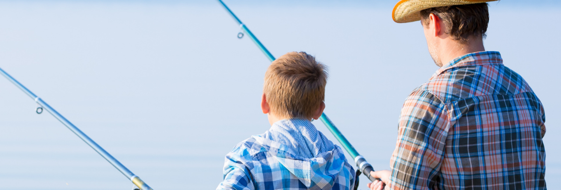 Bannière Initiation à la pêche et vélo en famille